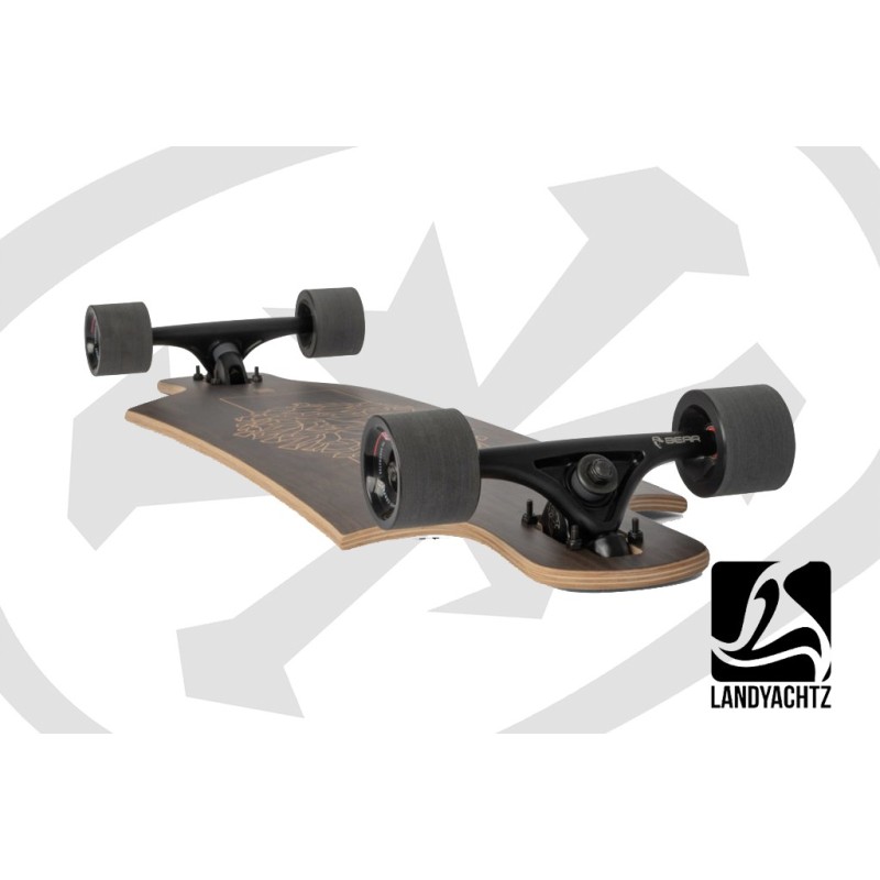 LANDYACHTZ Drop Hammer 36.5" Walnut - Longboard...