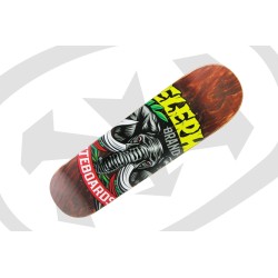 Brand Logo Brown Stained Veneer 8.5" 