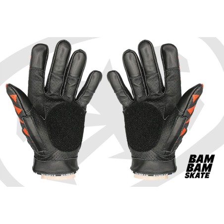 Gant de cuir Classic Black Red