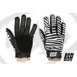 Gant de cuir- Zebra Print