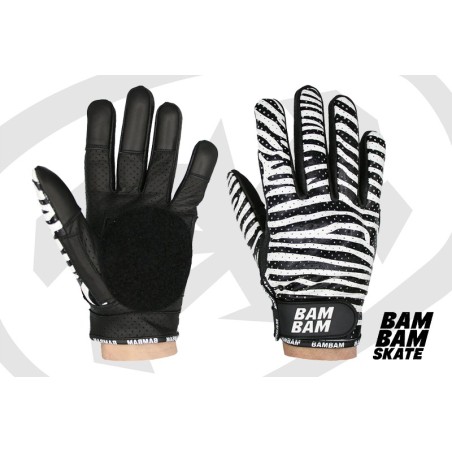 Gant de cuir- Zebra Print