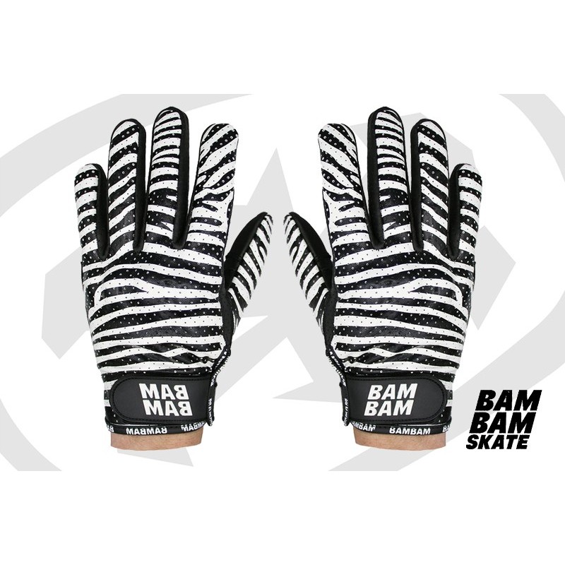 Gant de cuir- Zebra Print