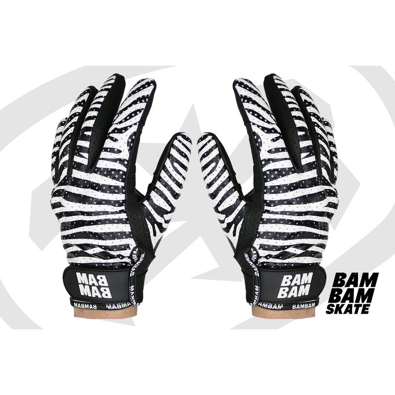 Gant de cuir- Zebra Print