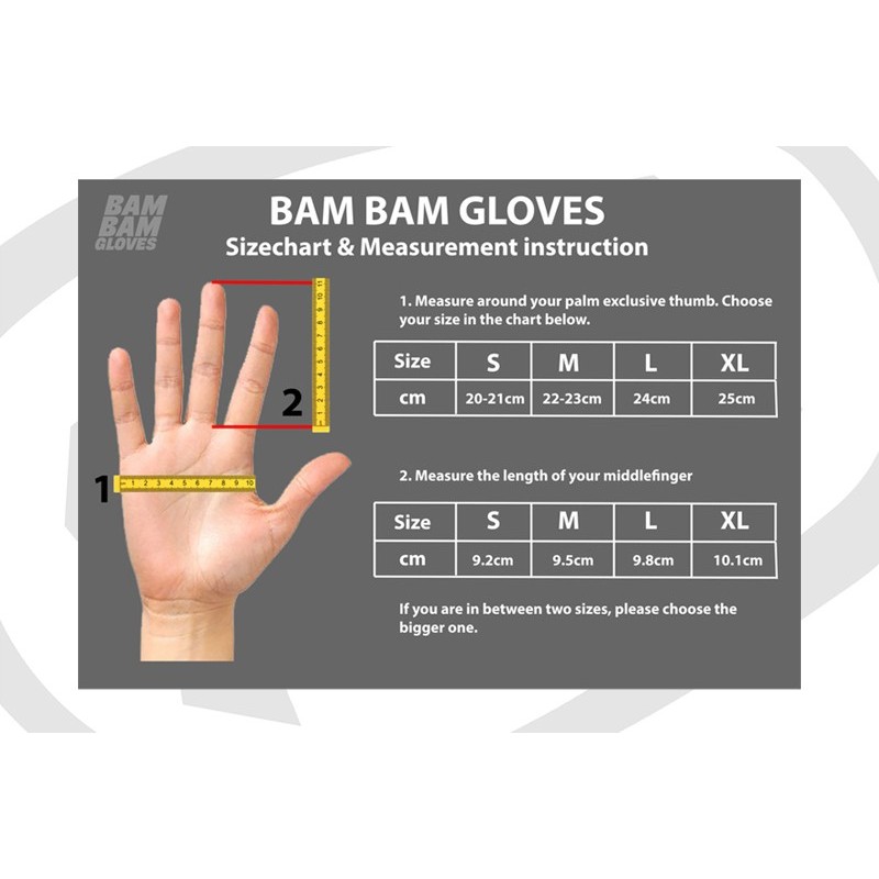 BAM BAM Bleu - Gants de slide