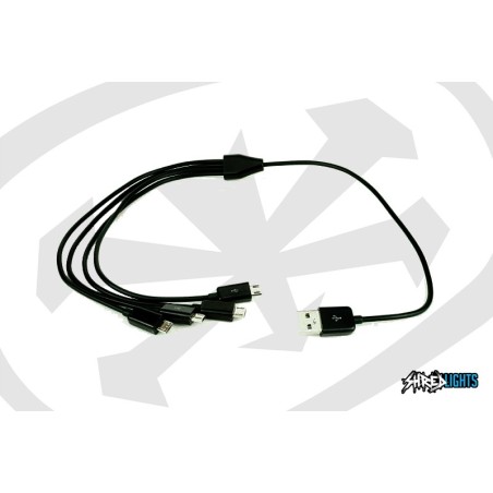 Quad Micro USB Charging Cable