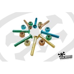 Vis têtes Bombées Multicouleur 1" 1/4