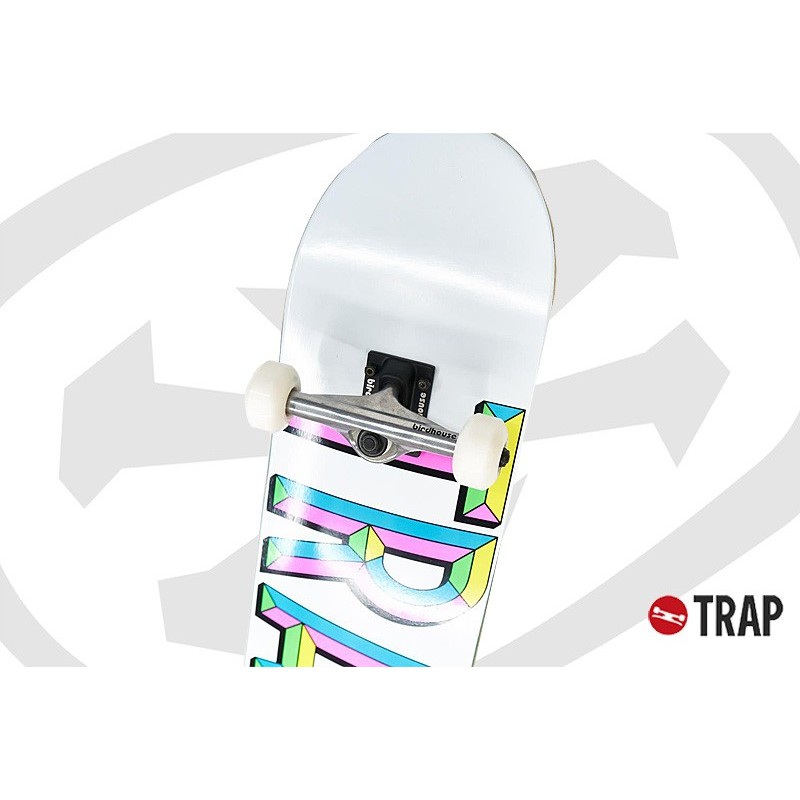 Trap Iron Logo Complete White 7.75", 8" et  8.1"