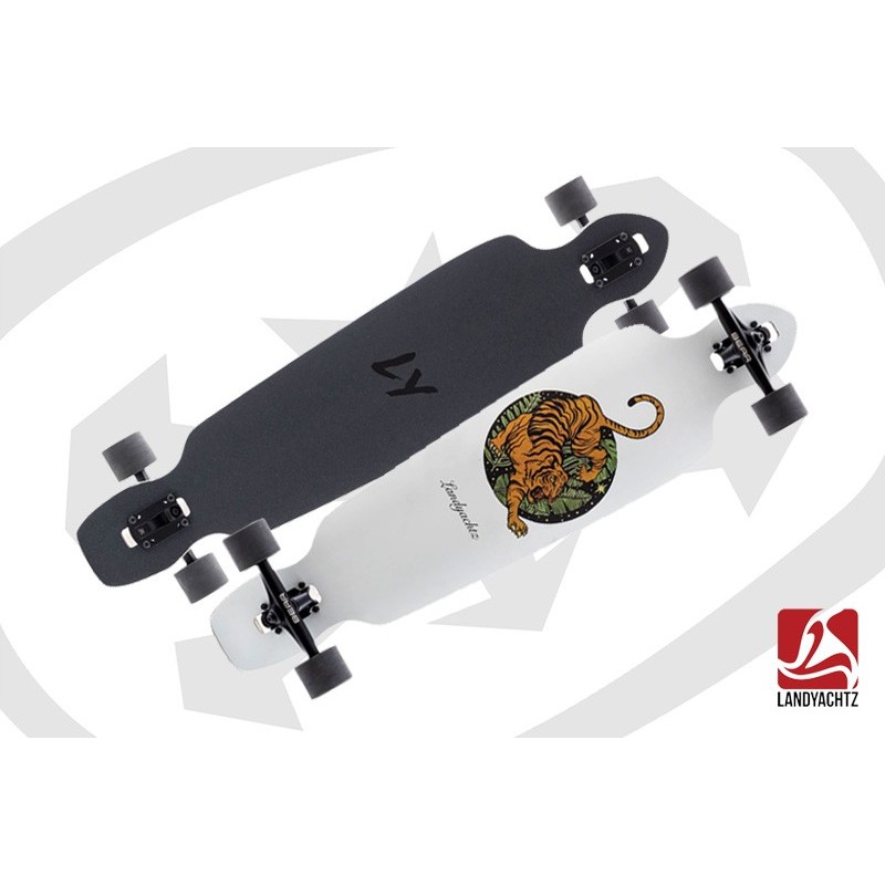 LANDYACHTZ Battle Axe 38.2" Paper Tiger - Longboard complète