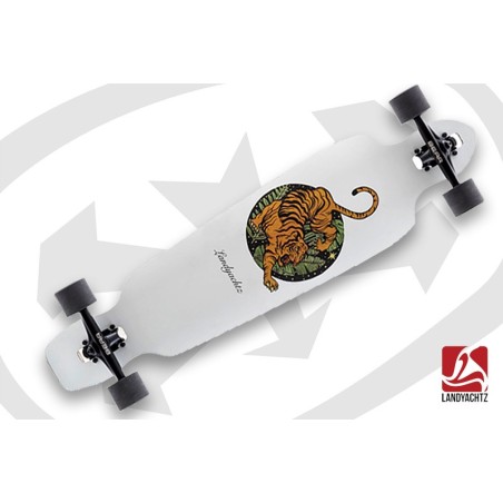 LANDYACHTZ Battle Axe 38.2" Paper Tiger - Longboard complète