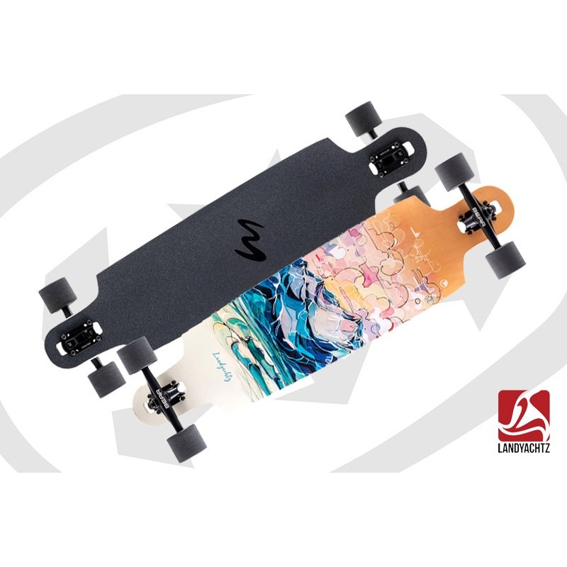 LANDYACHTZ Drop Cat 38" Vibes - Longboard complète