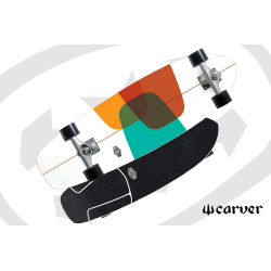 CARVER Triton x Prismal 32 " CX - Surfskate complet