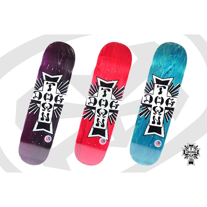 DOGTOWN Street Cross Logo 8.25"