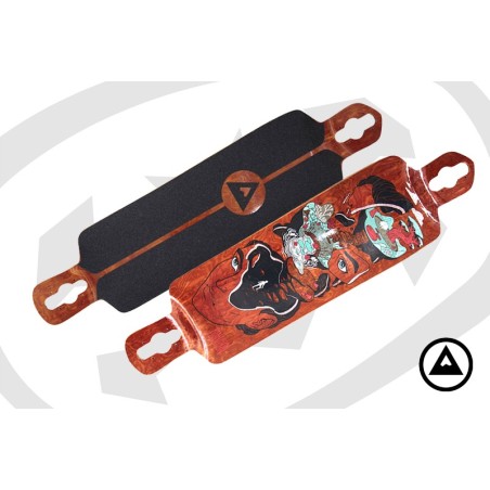 PANTHEON Quest FG Path Graphic 36.5" - Plateau de longboard