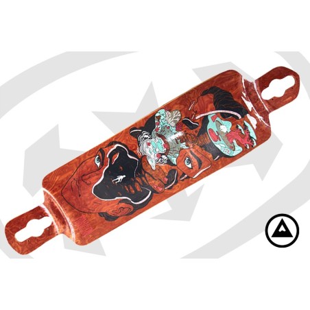 PANTHEON Quest FG Path Graphic 36.5" - Plateau de longboard