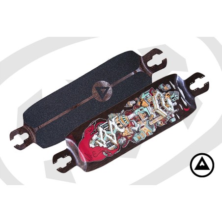 PANTHEON Nexus FG Ruins Graphic 36.25" - Longboard complète