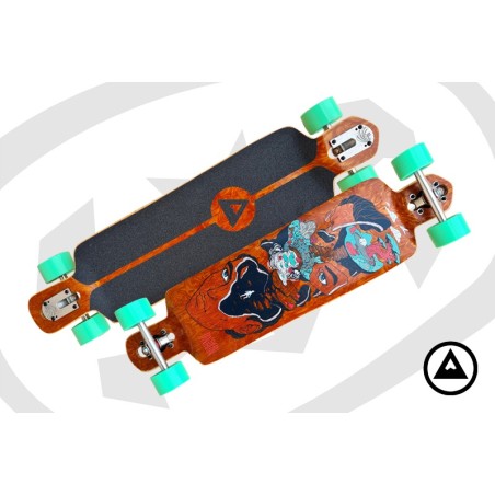 PANTHEON Quest FG Path Graphic 36.5" - Longboard complète