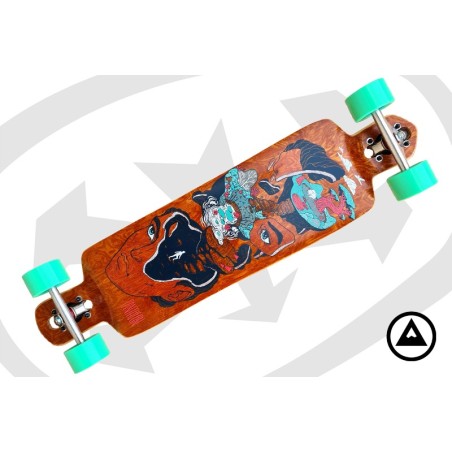 PANTHEON Quest FG Path Graphic 36.5" - Longboard complète