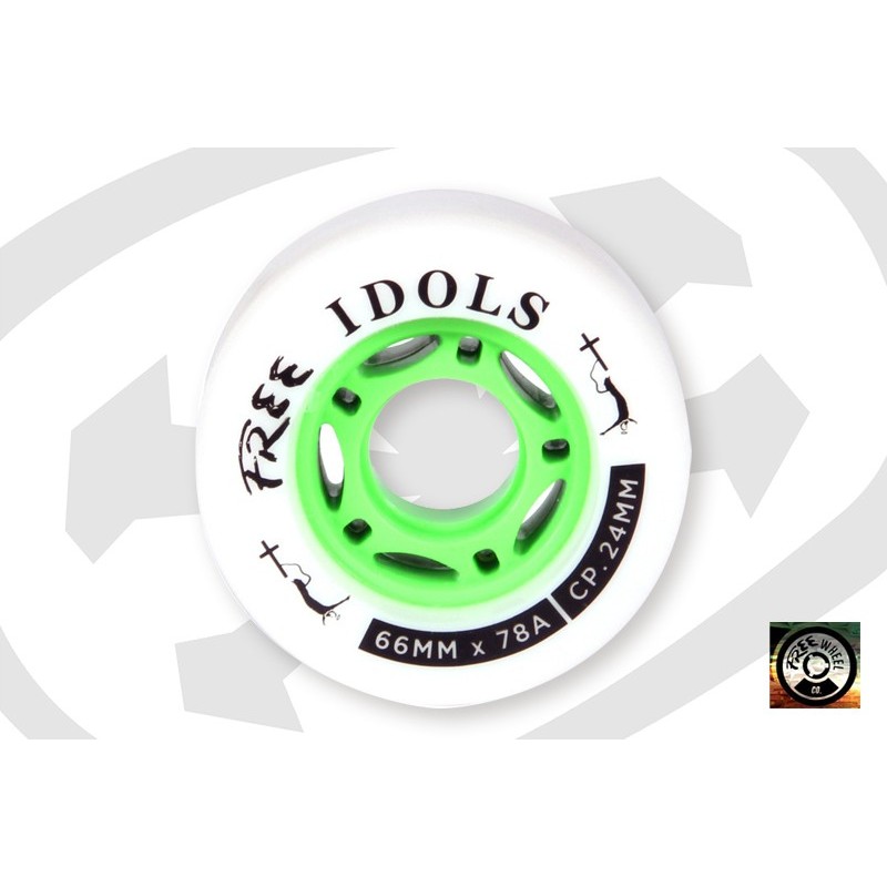 FREE WHEELS Idols Platinum - 66mm - Roues