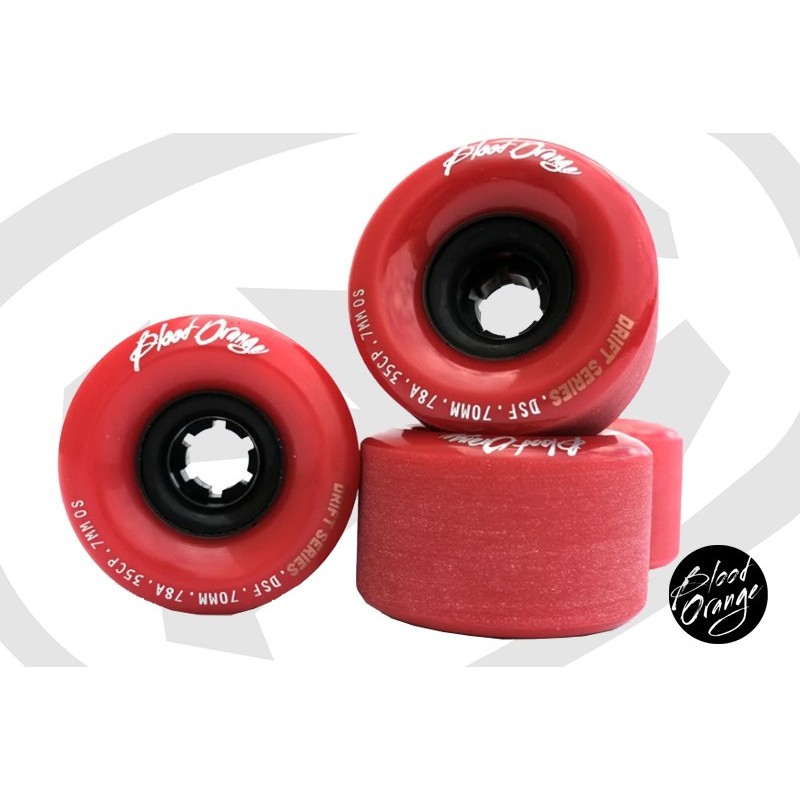 BLOOD ORANGE Drift 70mm Rouge - Roues