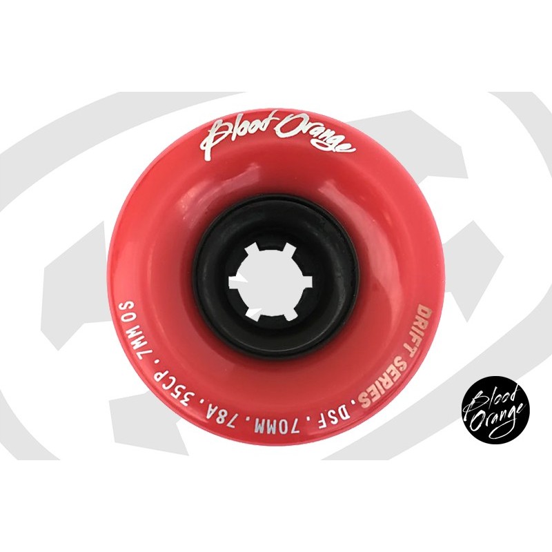 BLOOD ORANGE Drift 70mm Rouge - Roues