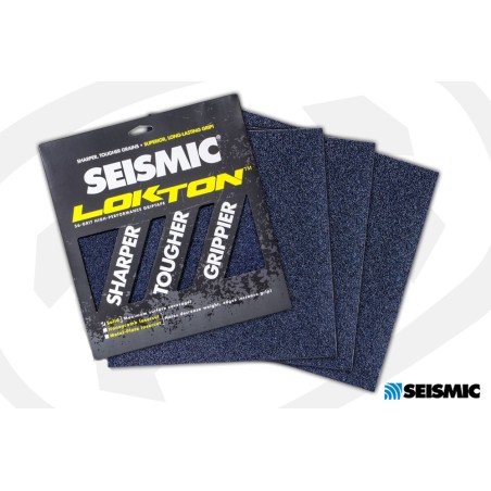 SEISMIC Lokton 36 GRIT Gros Grain / 3 Plaques - Grip