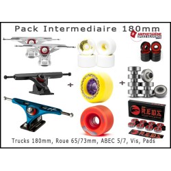 Pack - Trucks Paris 180mm - ABEC11 Zigzag 80a -