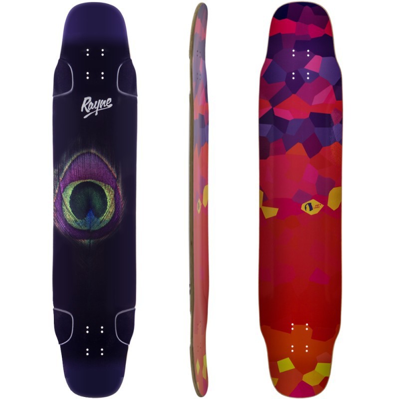RAYNE Whip 44" - Peacock - Plateau de longboard