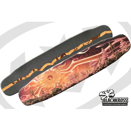 BLACKKROSS Lophophora - 109cm - Plateau de longboard